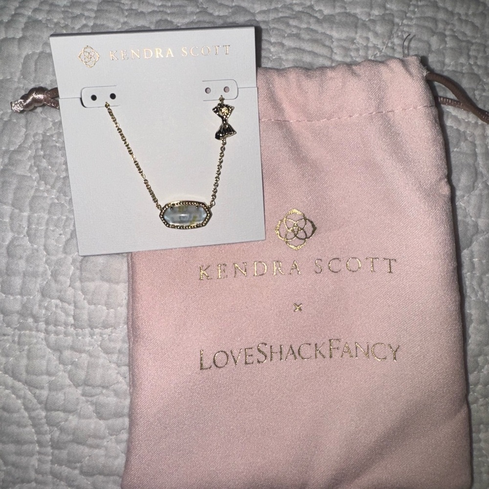 Love shack fancy Kendra Scott Gold Necklace